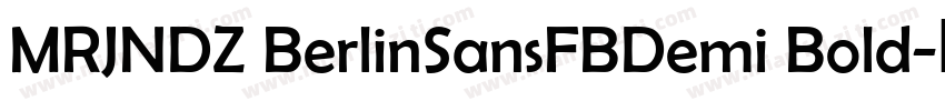 MRJNDZ BerlinSansFBDemi Bold字体转换